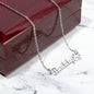 Personalized Paw Print Name Necklace