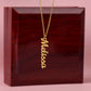 Personalized Vertical Name Necklace