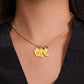 Engraved Baby Feet with Birthstones Necklace - To My Mama
